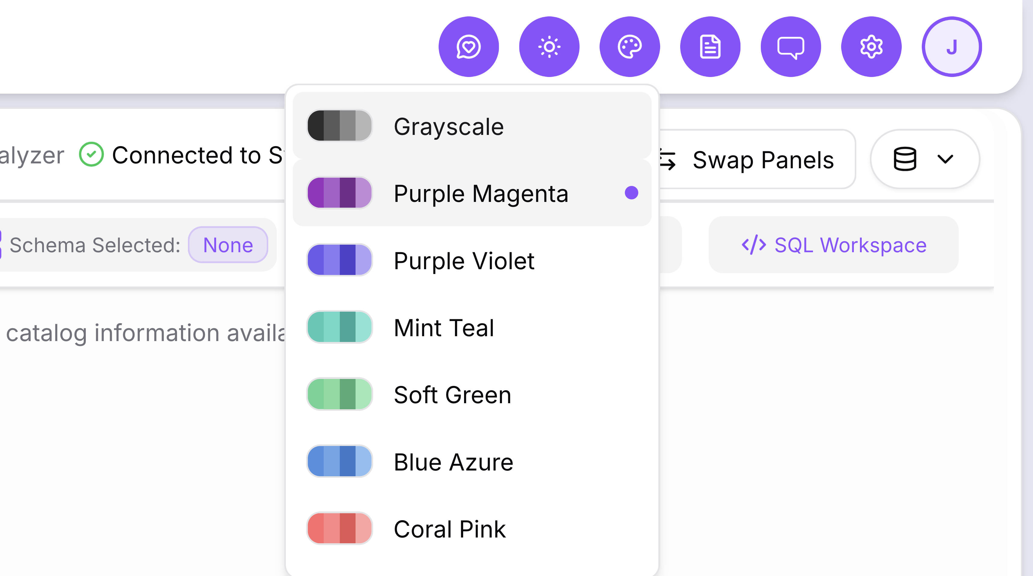 Colour palette