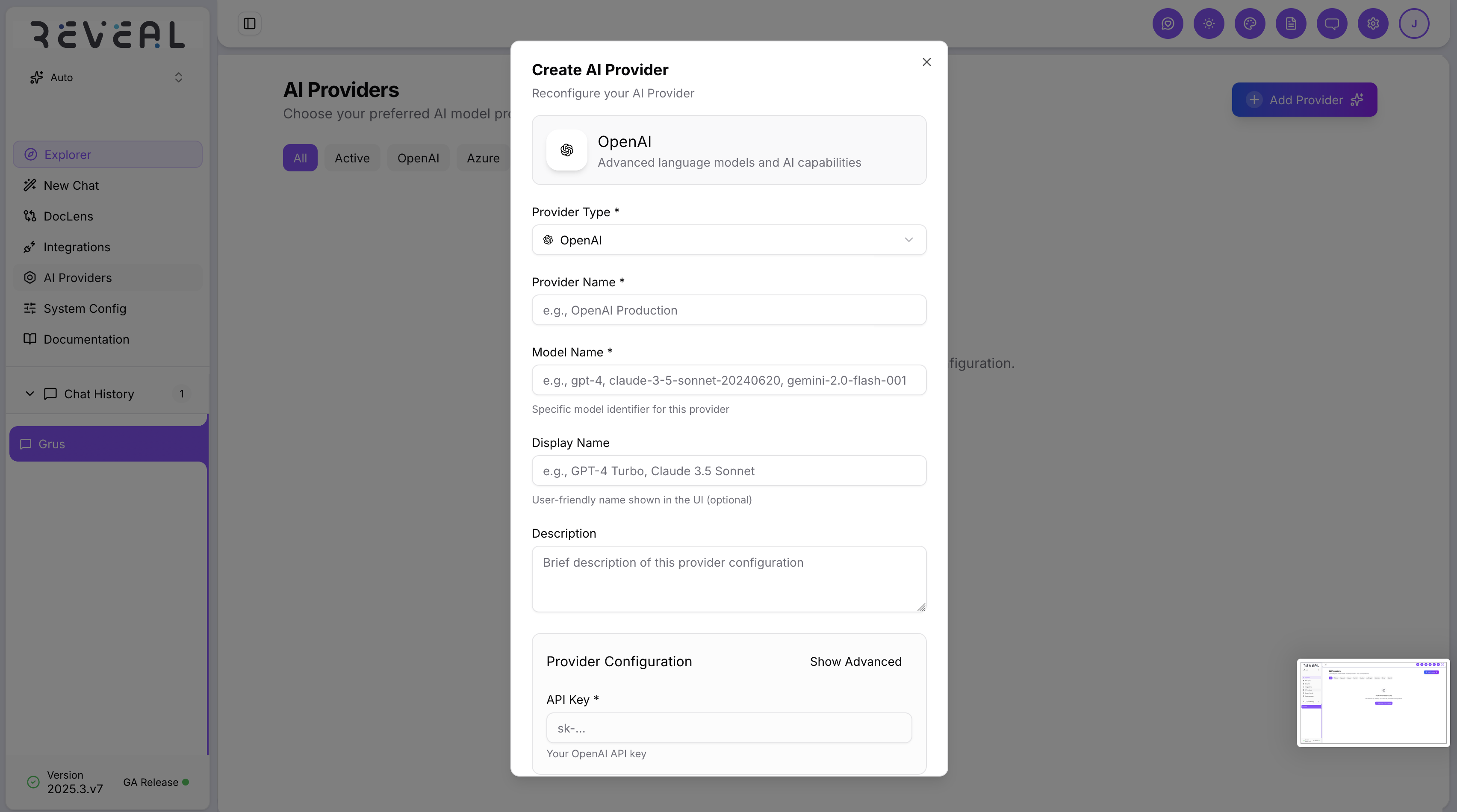 Create AI Provider