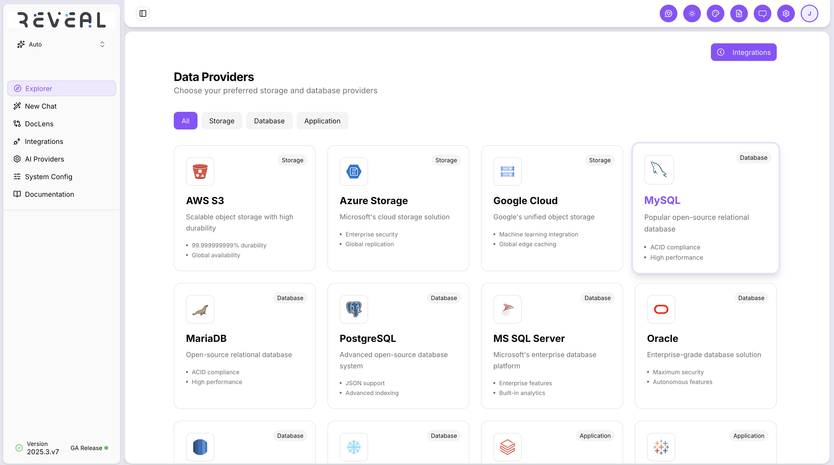 Data Providers — Provider Selection