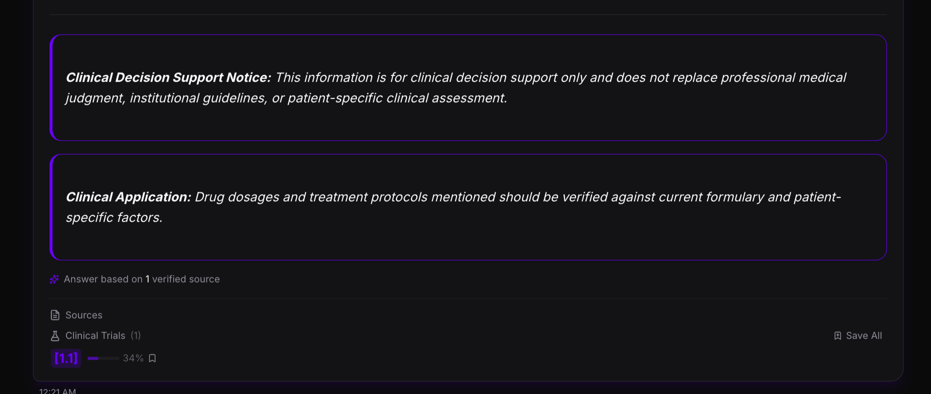 Clinical Decision Support Notice