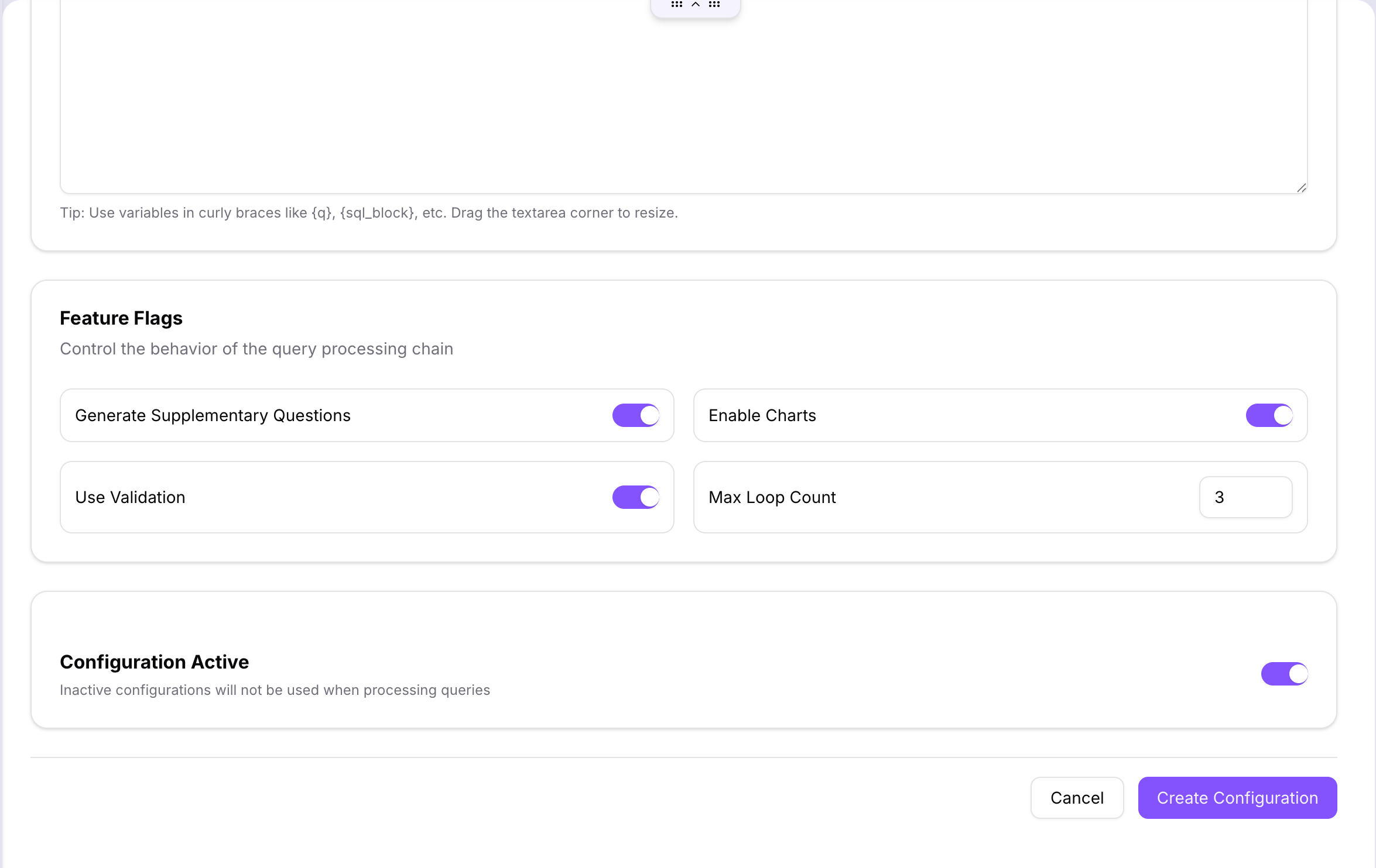 Feature Flags and Configuration Active